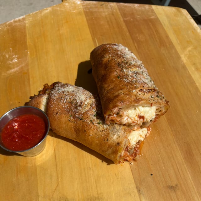 Nana’s Ziti Stromboli.