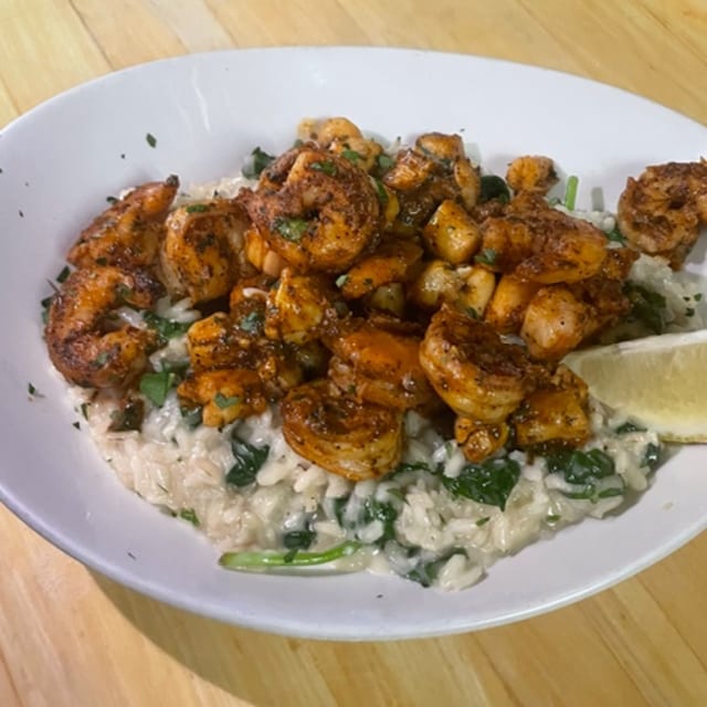 Seafood Risotto.