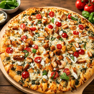 Pesto Chicken Pizza